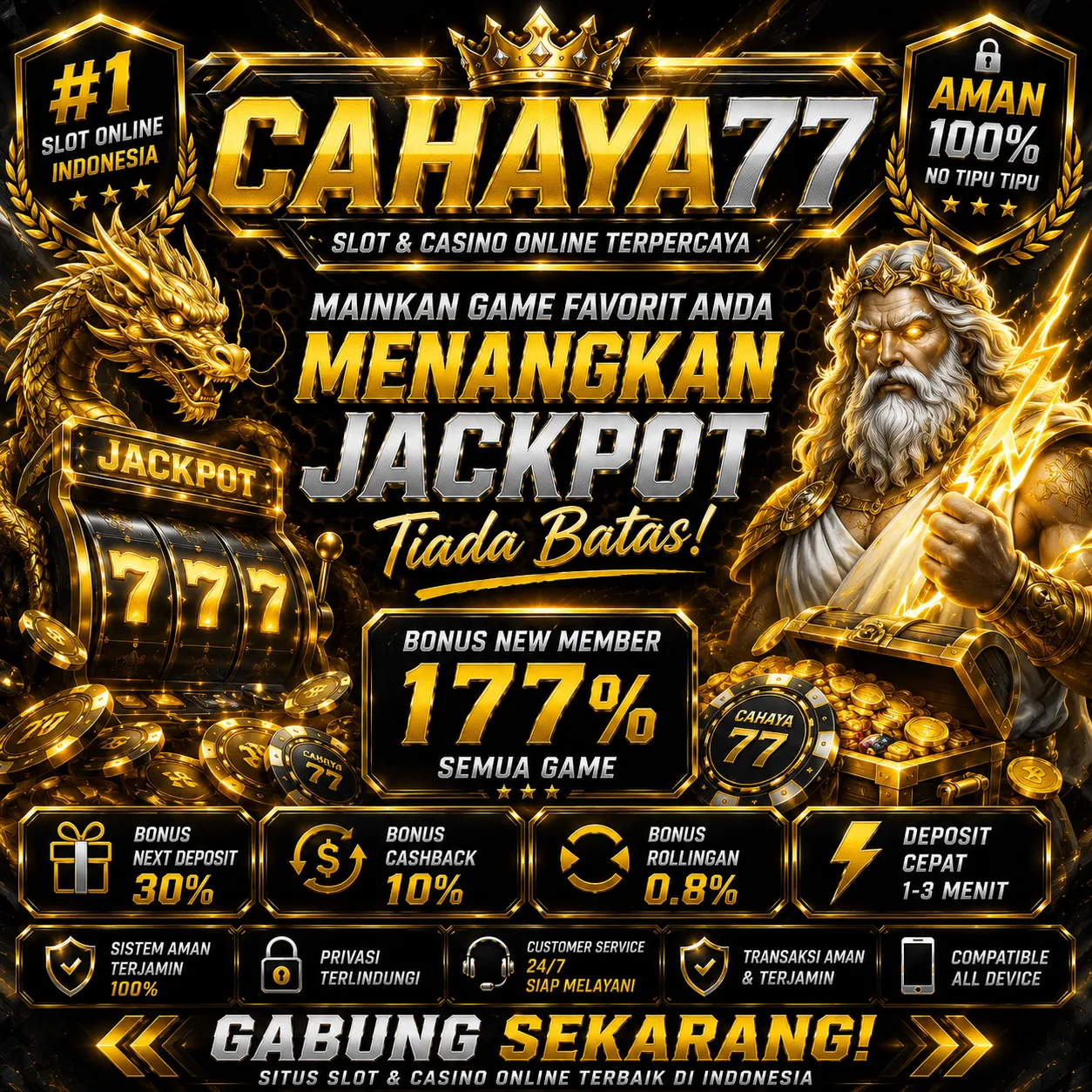 CAHAYA77 Banner